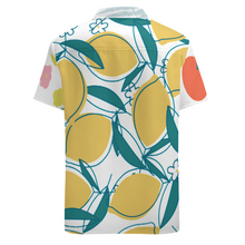 Cargar imagen en el visor de la galería, Camisa casual manga corta con bolsillo para hombre NS Personalizada con Impresión Completa de múltiples imágenes con Foto Logo Patrón Texto