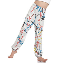 Cargar imagen en el visor de la galería, Pantalones deportivos Pantalones casuales con cintura elástica para niños niñas NT204 Personalizados con Impresión Completa de múltiples imágenes con Foto Logo Patrón Texto