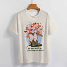 Cargar imagen en el visor de la galería, Camiseta manga corta de moda para mujer NT Personalizada con Impresión Completa de múltiples imágenes con Foto Logo Patrón Texto