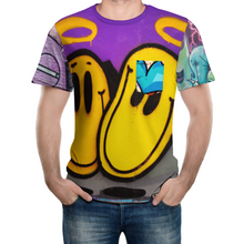 Cargar imagen en el visor de la galería, Camiseta de manga corta con bolsillo cuello redondo para hombre NTREV2 Personalizada con Impresión Completa de múltiples imágenes con Foto Logo Patrón Texto