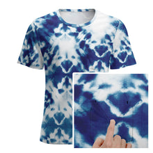 Cargar imagen en el visor de la galería, Camiseta de manga corta con bolsillo cuello redondo para hombre NTREV2 Personalizada con Impresión Completa de una imagen con Foto Logo Patrón Texto