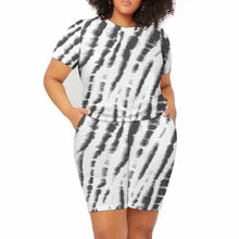 Cargar imagen en el visor de la galería, Camiseta manga corta pantalones cortos Conjunto Talla Grande NTZ Personalizada con Impresión Completa de una imagen con Foto Logo Patrón Texto