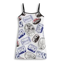 Cargar imagen en el visor de la galería, Vestido Deportivo con Tirantes Casual sin Mangas para mujer NZ049 Personalizado con impresión completa de múltiples imágenes con Foto Logo Patrón Texto