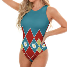 Cargar imagen en el visor de la galería, Chaleco BODYSUIT ajustado para mujer NZ057 Personalizado con impresión completa de múltiples imágenes con Foto Logo Patrón Texto