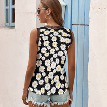 Cargar imagen en el visor de la galería, Camiseta sin Mangas con Cuello en V para Mujer NZ112 Personalizada con impresión completa con Foto Logo Patrón Texto