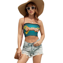 Cargar imagen en el visor de la galería, Bandeau / Crop top sexy para mujer con estampado NZ122 Personalizado con Impresión Completa de múltiples imágenes con Foto Logo Patrón Texto