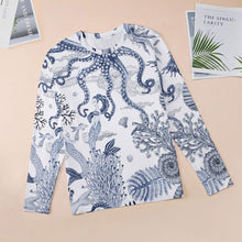 Cargar imagen en el visor de la galería, Camiseta holgada con Cuello Redondo de Moda para mujer NZ130 Personalizada con Impresión Completa de una imagen con Foto Logo Patrón Texto