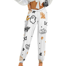 Cargar imagen en el visor de la galería, Pantalones Elásticos Casuales Deportivos para mujer NZ204 Personalizados con Impresión Completa de una imagen con Foto Logo Patrón Texto