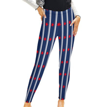 Cargar imagen en el visor de la galería, Leggings regulares pantalones deportivos de yoga casuales para mujer NZ205 Personalizados con Impresión Completa de múltiples imágenes con Foto Logo Patrón Texto