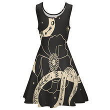 Cargar imagen en el visor de la galería, Vestido Elegante Cuello Redondo Volantes Grandes sin Mangas para mujer TQ NZ2202050 Personalizado de una imagen con impresión completa con Foto Logo Patrón Texto