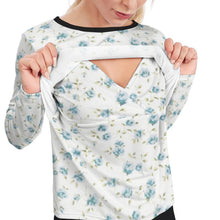 Cargar imagen en el visor de la galería, Camiseta de Lactancia de Manga Larga para Mujer SY011 Personalizada con Impresión Completa con Foto Logo Patrón Texto