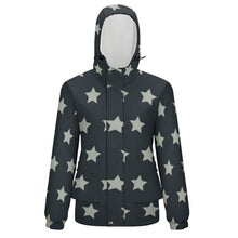 Cargar imagen en el visor de la galería, Chaqueta gruesa corta deportiva de moda con forro polar para mujer A679 Personalizada con Impresión Completa de una imagen con Foto Logo Patrón Texto