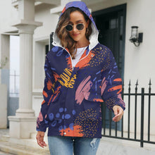 Cargar imagen en el visor de la galería, Chaqueta Corta Ligera Manga Larga de moda Funcional Deportiva con Bolsillos A537 Personalizada con Impresión Completa de múltiples imágenes con Foto Logo Patrón Texto