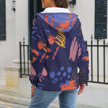Cargar imagen en el visor de la galería, Chaqueta Corta Ligera Manga Larga de moda Funcional Deportiva con Bolsillos A537 Personalizada con Impresión Completa de múltiples imágenes con Foto Logo Patrón Texto