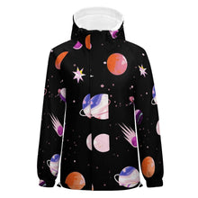 Cargar imagen en el visor de la galería, Chaqueta Manga Larga Ligera de Moda Deportiva con Estampado protegido de Viento Lluvia para Mujer A541 Personalizada con Impresión Completa de múltiples imágenes con Foto Logo Patrón Texto