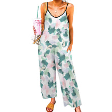 Cargar imagen en el visor de la galería, Mono holgado con tirantes Jumpsuit Sexy para mujer LTY007 Personalizado con Impresión Completa de una imagen con Foto Logo Patrón Texto