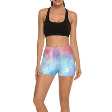 Cargar imagen en el visor de la galería, Pantalones Cortos de Yoga Cintura alta Leggings de Entrenamiento Ejercicio para mujer FS0813007 Personalizados con Impresión Completa con Foto Logo Patrón Texto