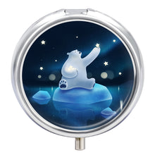 Cargar imagen en el visor de la galería, Pastillero Redondo Metálico Portátil JJ0521023 Personalizado Impresión con Foto Logo Patrón Texto Imágen