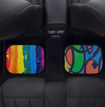 Cargar imagen en el visor de la galería, Juego de alfombrillas para coche con impresión de varias imágenes (4 piezas) Alfombrillas universales Personalizada con foto logo patrón texto