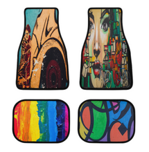 Cargar imagen en el visor de la galería, Juego de alfombrillas para coche con impresión de varias imágenes (4 piezas) Alfombrillas universales Personalizada con foto logo patrón texto