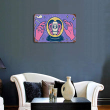 Cargar imagen en el visor de la galería, GY0903089 Pintura Colgante de Metal Horizontal (con Óxido) con Impresión UV de Diseño Personalizado con Tus Fotos o Textos