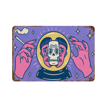 Cargar imagen en el visor de la galería, GY0903089 Pintura Colgante de Metal Horizontal (con Óxido) con Impresión UV de Diseño Personalizado con Tus Fotos o Textos