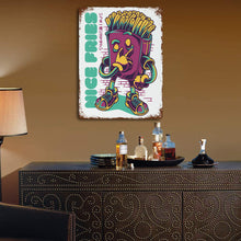 Cargar imagen en el visor de la galería, Pintura Colgante de Metal Vertical (con Óxido) con Impresión UV de GY0903088 Diseño Personalizado con Tus Fotos o Nombres