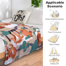 Cargar imagen en el visor de la galería, Manta de Cama de Felpa con Diseño Personalizado de Tus Imágenes o Textos