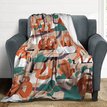 Cargar imagen en el visor de la galería, Manta de Cama de Felpa con Diseño Personalizado de Tus Imágenes o Textos