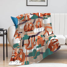 Cargar imagen en el visor de la galería, Manta de Cama de Felpa con Diseño Personalizado de Tus Imágenes o Textos