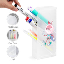 Cargar imagen en el visor de la galería, Portalápices Diagonal con Impresión UV de Diseño Personalizado con Tu Nombre o Foto