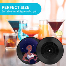 Cargar imagen en el visor de la galería, Posavasos estilo CD JJ0520074 con Diseño Personalizado Personalizada de Tus Imágenes o Nombres,Texto