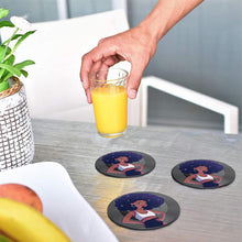 Cargar imagen en el visor de la galería, Posavasos estilo CD JJ0520074 con Diseño Personalizado Personalizada de Tus Imágenes o Nombres,Texto