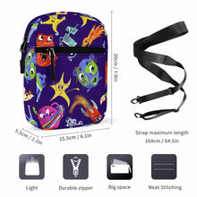 Cargar imagen en el visor de la galería, Bolso de Bandolera de tela oxford Pequeño Bolsa de Mensajero Bolso de Hombro Q026 Personalizado de una imagen con Foto Logo Patrón Texto