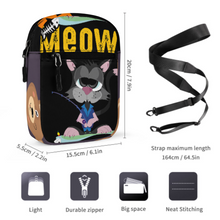 Cargar imagen en el visor de la galería, Bolso de Bandolera de tela oxford Pequeño Bolsa de Mensajero Bolso de Hombro Q026 Personalizado de múltiples imágenes con Foto Logo Patrón Texto