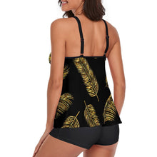 Cargar imagen en el visor de la galería, Tankini / Traje de Baño Sexy de Dos Piezas para Mujeres QZ6072 Personalizado con Impresión Completa de múltiples imágenes con Foto Logo Patrón Texto