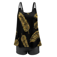 Cargar imagen en el visor de la galería, Tankini / Traje de Baño Sexy de Dos Piezas para Mujeres QZ6072 Personalizado con Impresión Completa de múltiples imágenes con Foto Logo Patrón Texto