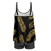 Cargar imagen en el visor de la galería, Tankini / Traje de Baño Sexy de Dos Piezas para Mujeres QZ6072 Personalizado con Impresión Completa de múltiples imágenes con Foto Logo Patrón Texto