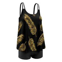 Cargar imagen en el visor de la galería, Tankini / Traje de Baño Sexy de Dos Piezas para Mujeres QZ6072 Personalizado con Impresión Completa de múltiples imágenes con Foto Logo Patrón Texto