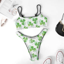 Cargar imagen en el visor de la galería, Bandeau Bikini Sexy con Tirantes de Mujer S100D55 Personalizado con Impresión Completa de una imagen con Foto Logo Patrón Texto