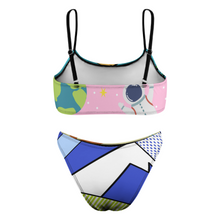 Cargar imagen en el visor de la galería, Bandeau Bikini Sexy con Tirantes de Mujer S100D55 Personalizado con Impresión Completa de múltiples imágenes con Foto Logo Patrón Texto