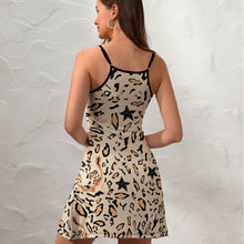 Cargar imagen en el visor de la galería, Vestido con Tirantes Sexy de Verano con Impresión Completa para Mujer NZ021 Personalizado uan imagen con Foto Logo Patrón Texto