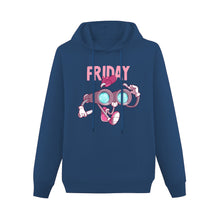 Cargar imagen en el visor de la galería, Sudadera con Capucha y Bolsillo para Mujer de Algodón FS0816022 Personalizada con Impresión Delantera y Trasera con Foto Logo Patrón Texto