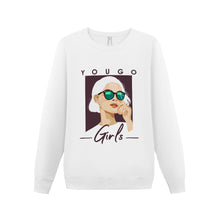 Cargar imagen en el visor de la galería, Sudadera para Mujer de Algodón Cuello Redondo Casual FS0816014 Personalizada con Impresión Delantera con Foto Logo Patrón Texto