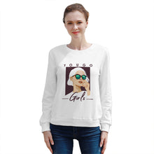 Cargar imagen en el visor de la galería, Sudadera para Mujer de Algodón Cuello Redondo Casual FS0816014 Personalizada con Impresión Delantera con Foto Logo Patrón Texto