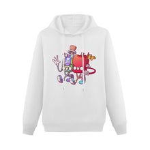 Cargar imagen en el visor de la galería, Sudadera holgada de Algodón con capucha para hombre FS0816023 Personalizada con Impresión Delantera y Trasera con Foto Logo Patrón Texto