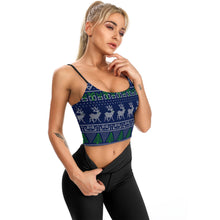 Cargar imagen en el visor de la galería, Crop Top Camiseta sin manga de Verano para Mujer YJ007 Personalizado con impresión completa con Foto Logo Patrón Texto