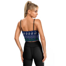 Cargar imagen en el visor de la galería, Crop Top Camiseta sin manga de Verano para Mujer YJ007 Personalizado con impresión completa con Foto Logo Patrón Texto