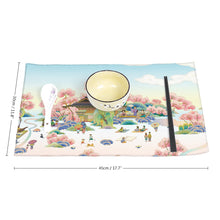 Cargar imagen en el visor de la galería, Mantel (4 piezas) de Lienzo con Diseño Personalizado de Tus Patrones o Textos Online