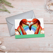 Cargar imagen en el visor de la galería, Tarjeta de felicitación tarjeta postal tarjeta foto en versión horizontal personalizada con logotipo de texto de patrón de fotos